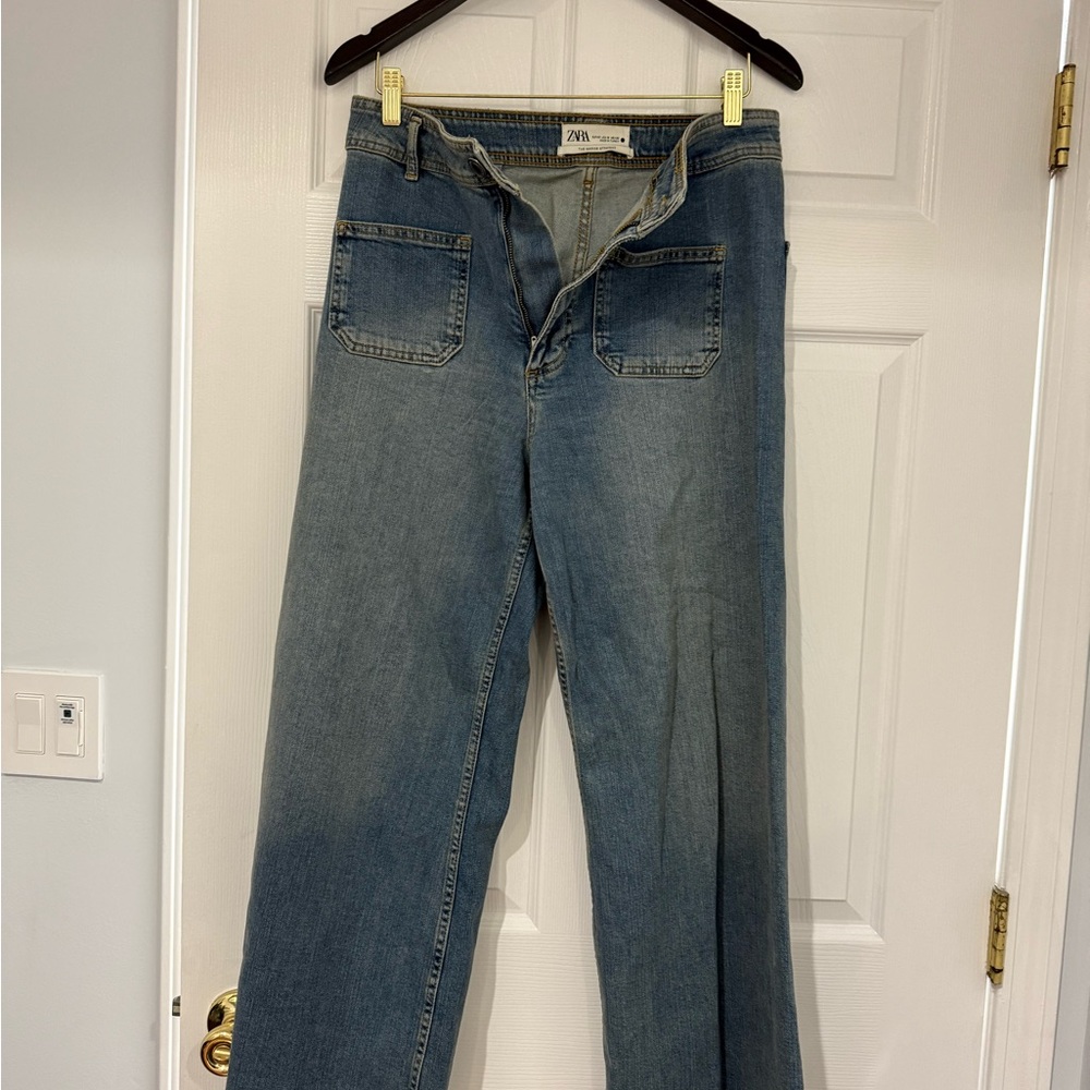 Zara Light Blue Denim pants